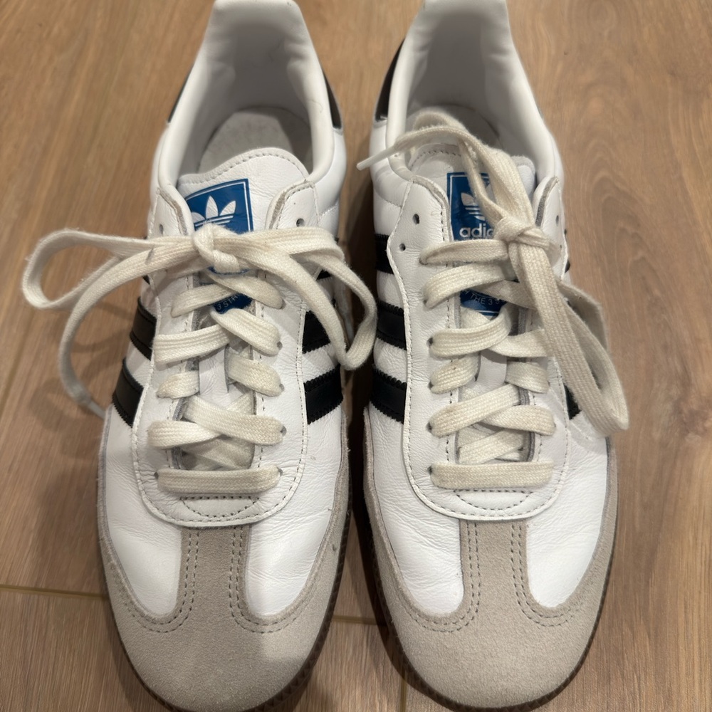 Adidas White & Black Classic Women's Sneakers